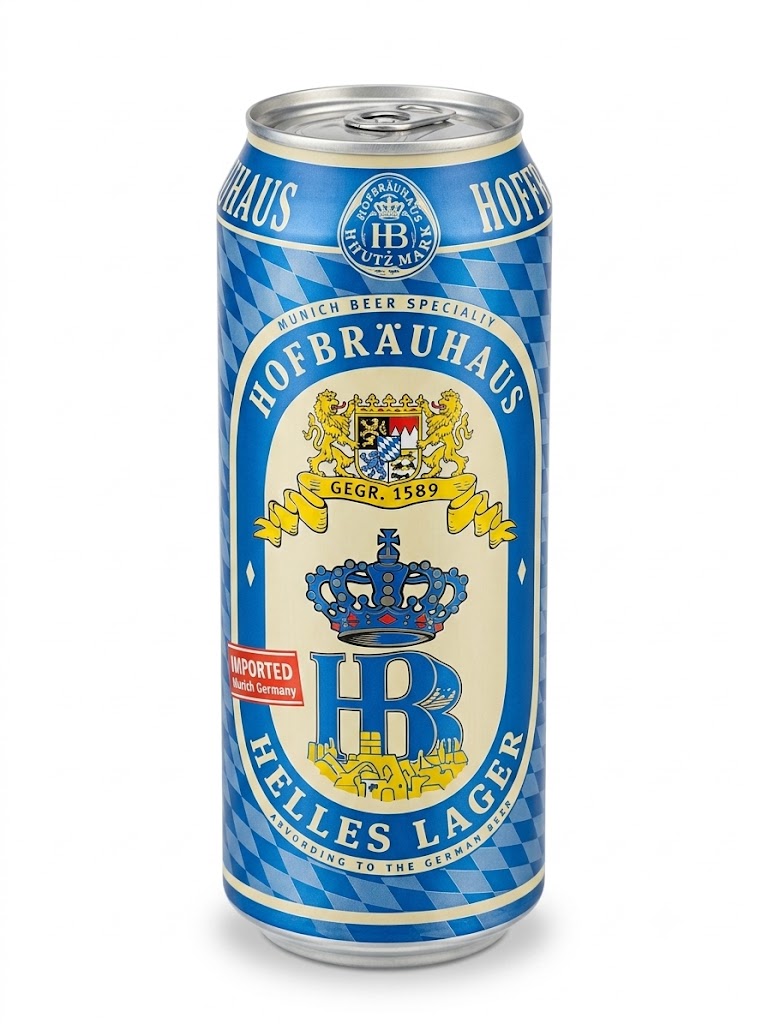 HOFBRAUHAUS HELLES LAGER 0,5L